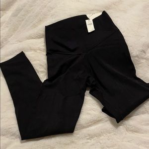 Black Aerie offline Real me crossover leggings